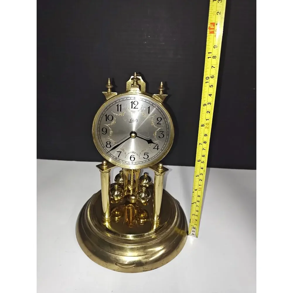 Vintage Aug. Schatz & So'hne #49 Made in Germany Anniversary Mantle Table Clock